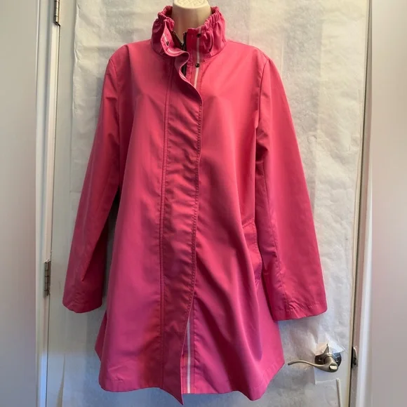Cinzia Rocca Due Women's Pink Light Over Coat Jacket made in Italy Sz-16.S14